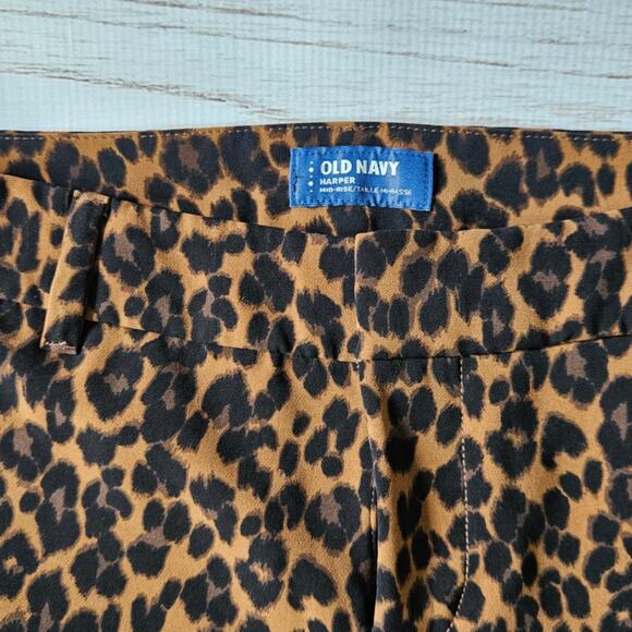Old Navy Harper Pant, leopard print, brown and black sz 16 Plus Long - Picture 2 of 5